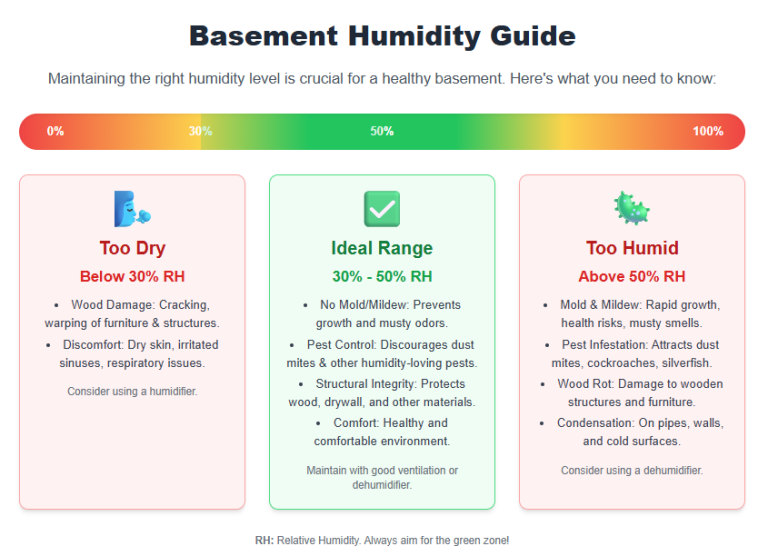Ideal Humidity Level For Basement