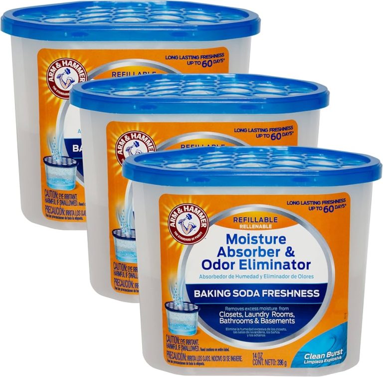 Baking Soda Vs Commercial Moisture Absorber